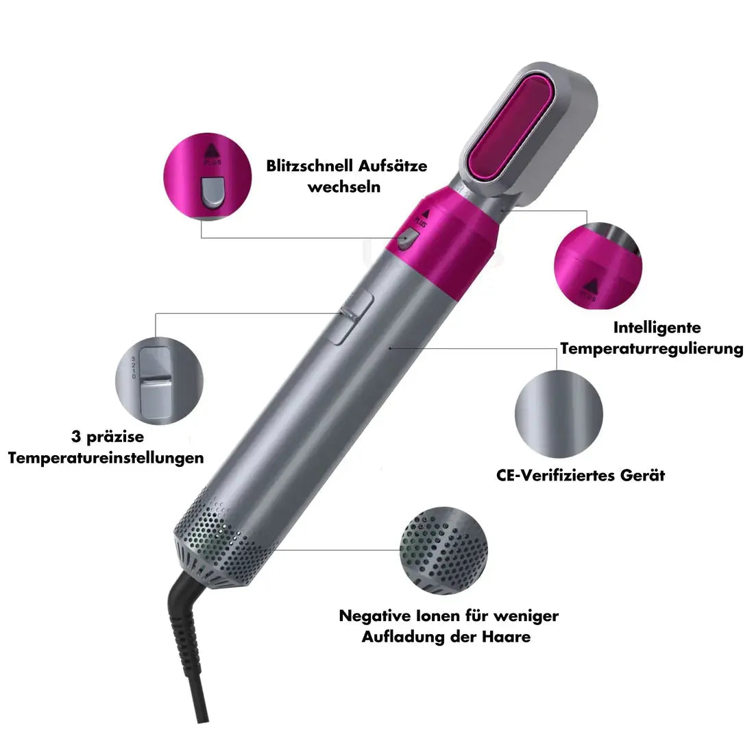   AIRSTYLER | 5 FUNKTIONEN IN EINEM GERÄT VIVAR