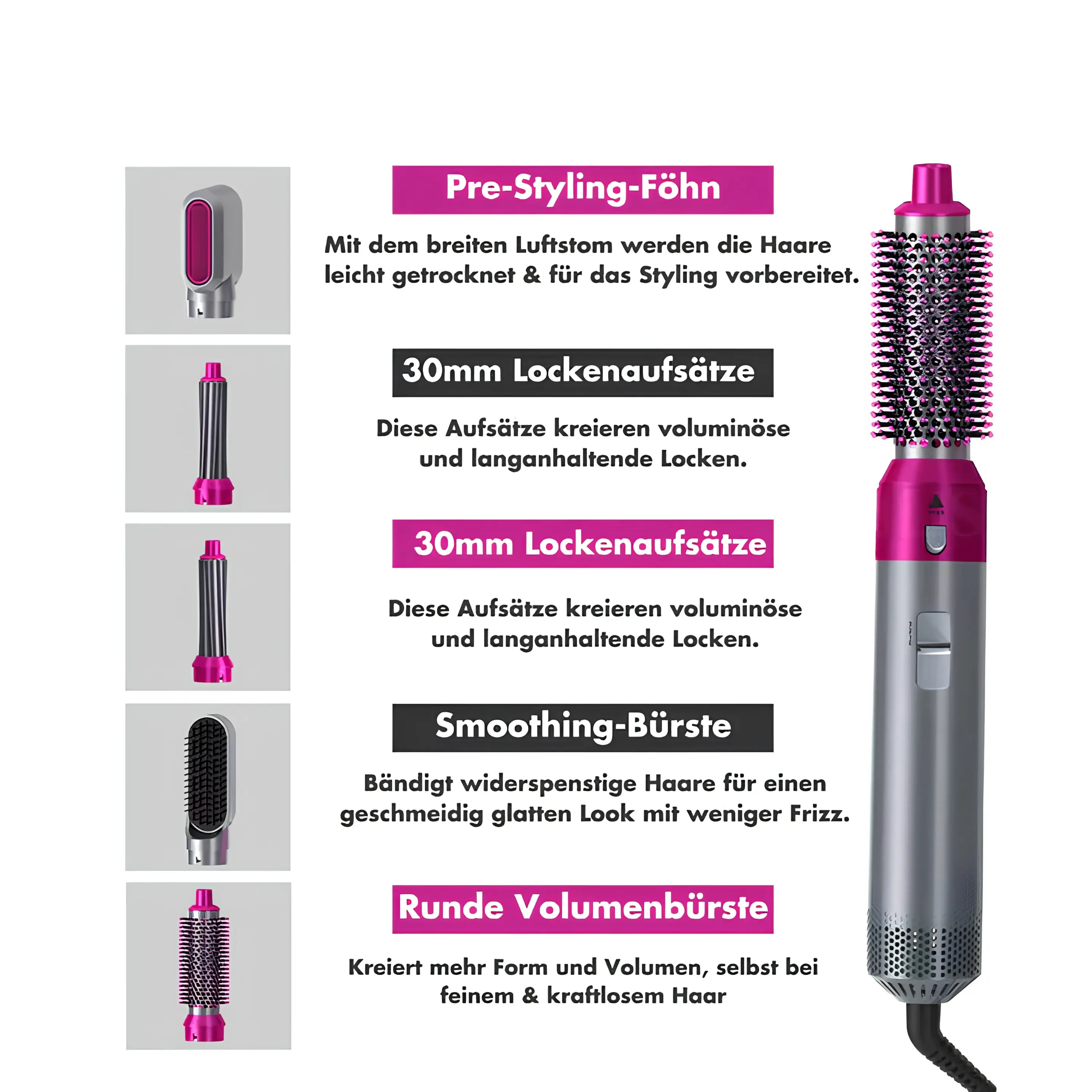   AIRSTYLER | 5 FUNKTIONEN IN EINEM GERÄT VIVAR