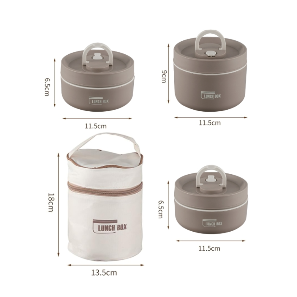 Braun3 Braun3 Lunchlux™ - einfaches Mittagessen bei der Arbeit Vivar