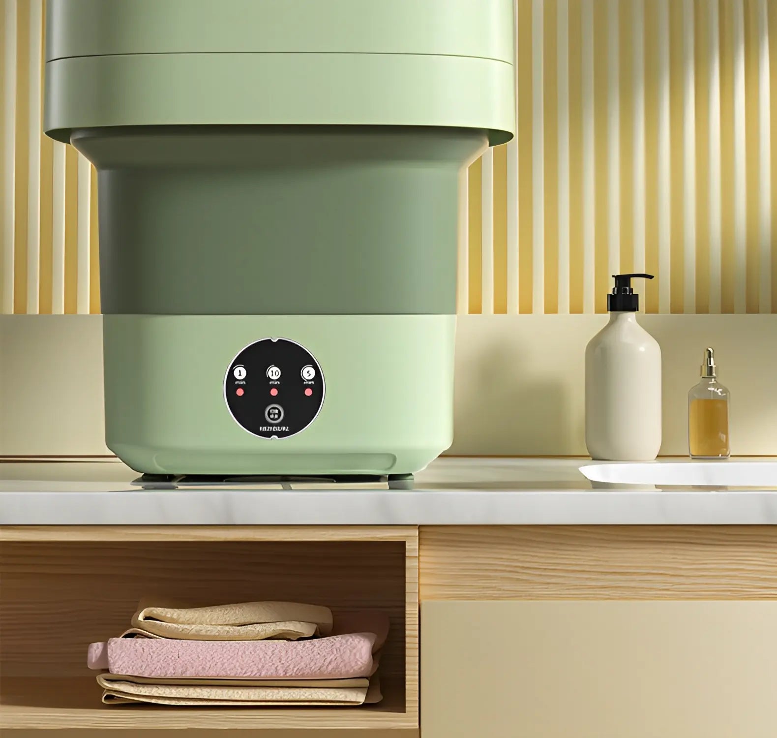   TravelWash Pro Mini Waschmaschine VIVAR