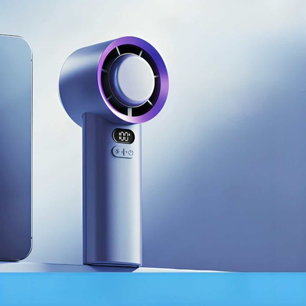 Handheld-Turboventilator™ | Kraftvoller Handventilator für Frische